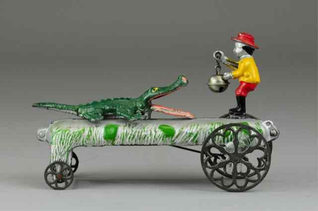 Appraisal: THE GATOR BAITER BELL TOY N N Hill exceptional action