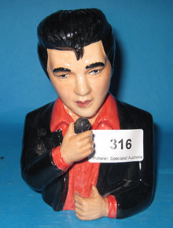 Appraisal: Bairstow Manor Toby Jug of Elvis Presley Limited Edition of