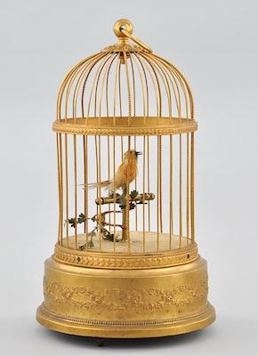 Appraisal: A French Singing Bird Automaton The mechanical singing bird with