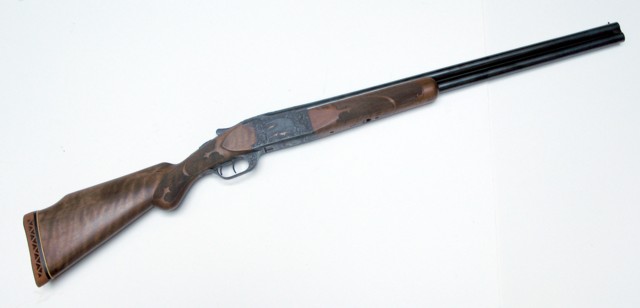 Appraisal: ENGRAVED MARLIN MODEL O U SHOTGUN gauge barrels blued finish