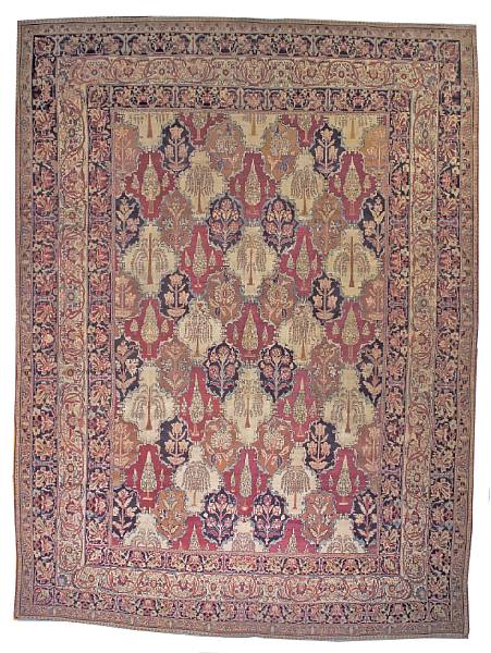 Appraisal: A Lavar Kerman carpet South Central Persia late th century