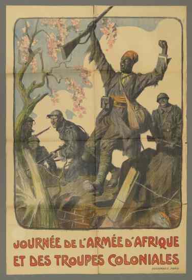 Appraisal: World War I poster ''Jounee De L' Armee D Afrique