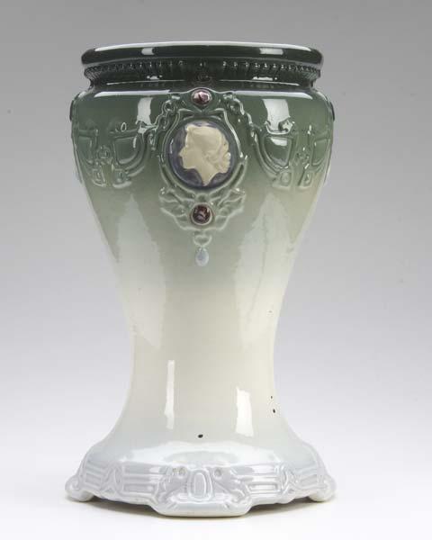 Appraisal: WELLER Cameo pedestal Unmarked