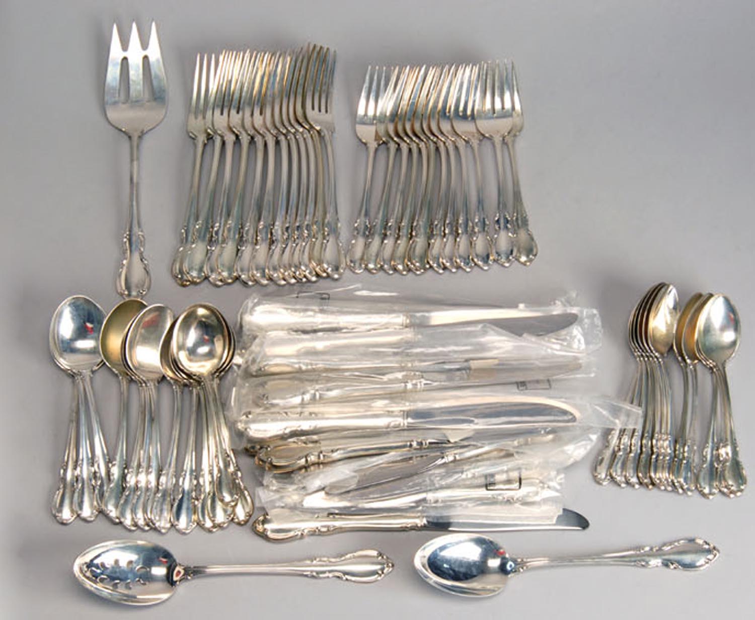 Appraisal: INTERNATIONAL SILVER CO STERLING SILVER PARTIAL FLATWARE SET In the