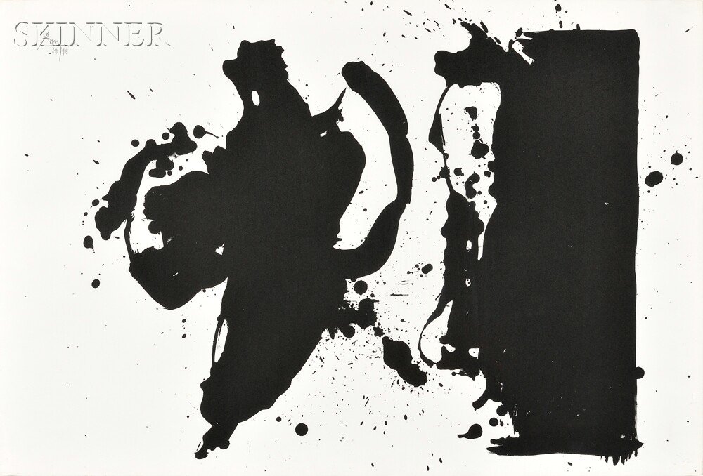 Appraisal: Robert Motherwell American - Elegy Study edition of published by