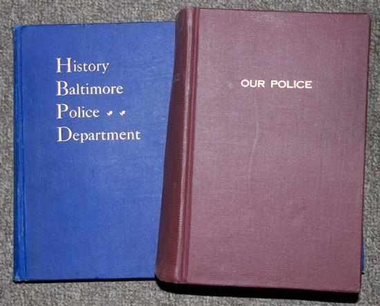 Appraisal: Books Baltimore Police Two tiles C McCabe ''History of the