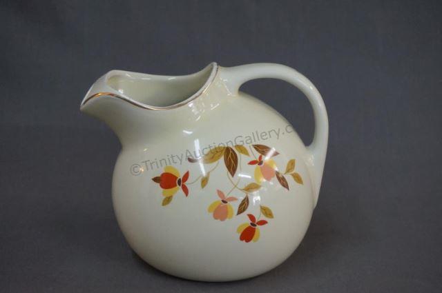 Appraisal: Hall Autumn Leaf oz Ball Pitcher 's- 's Hall China