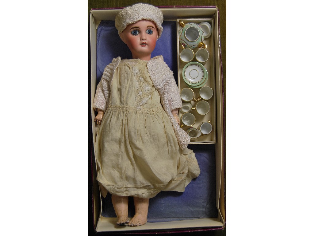 Appraisal: A French Alco Limoges bisque-headed girl doll 'Cherie ' on