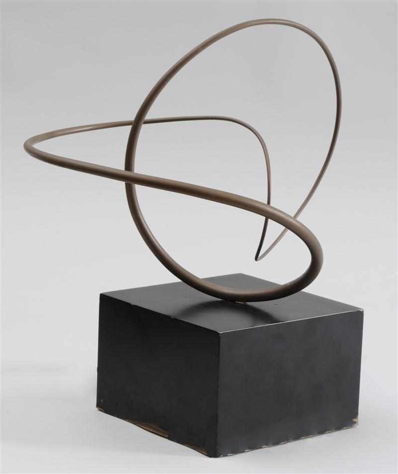 Appraisal: JOSE DE RIVERA METAL TUBE SCULPTURE WITH ELECTRIC MOTOR Provenance