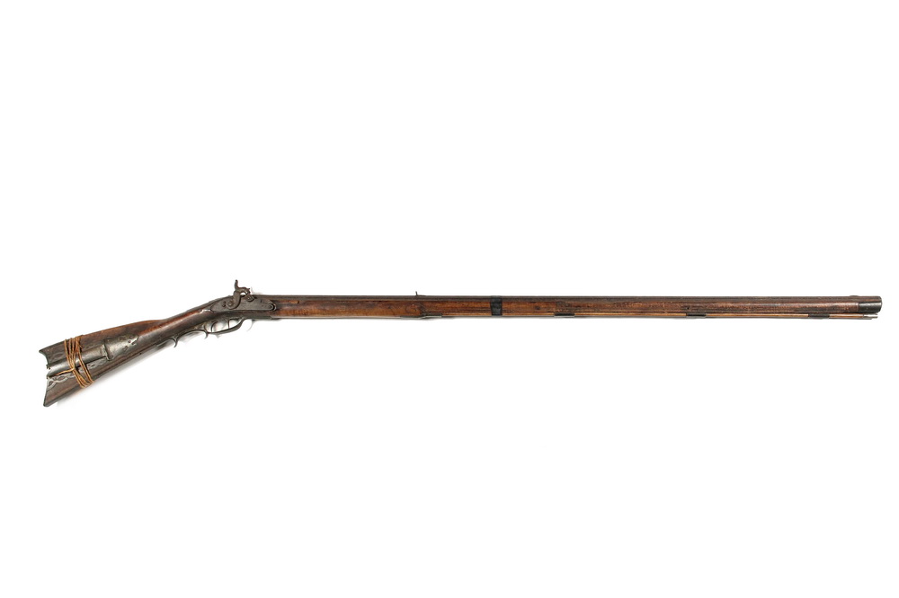 Appraisal: PENNSYLVANIA LONG RIFLE - cal Percussion straight octagonal barrel London