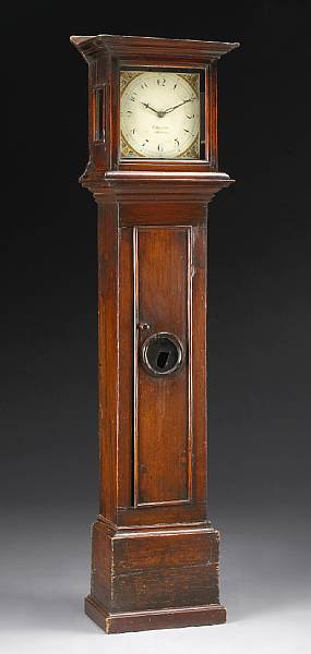 Appraisal: An English oak and pine tall case clock Boyfield Melton