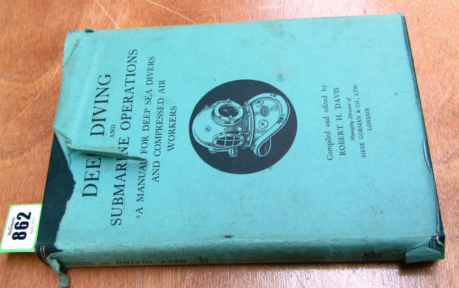 Appraisal: DAVIS R H Deep Diving and Submarine Operations a manual