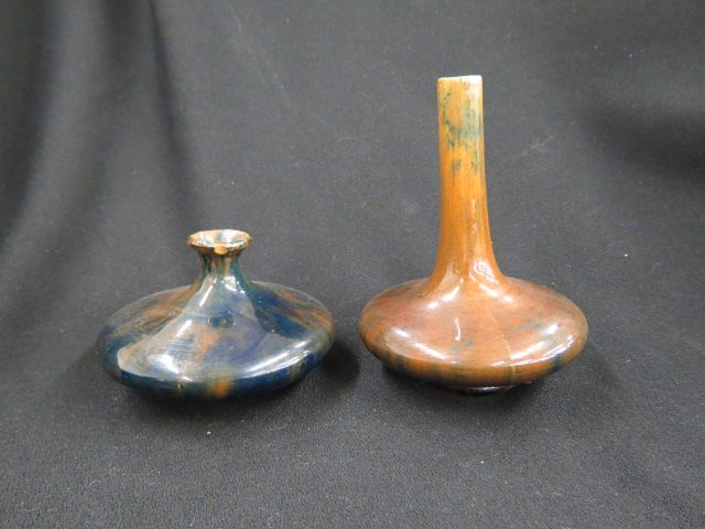 Appraisal: pcs of Art Pottery early slip glaze