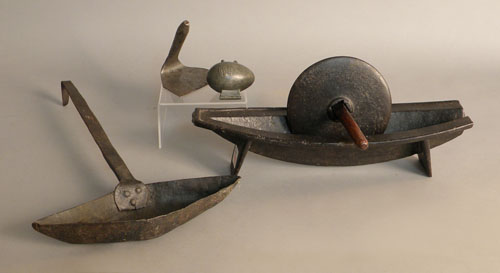 Appraisal: Four miscellaneous kitchen items th c and th c to