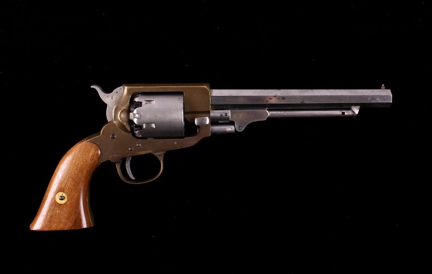 Appraisal: Spiller Burr Reproduction Percussion Revolver For your bidding pleasure is