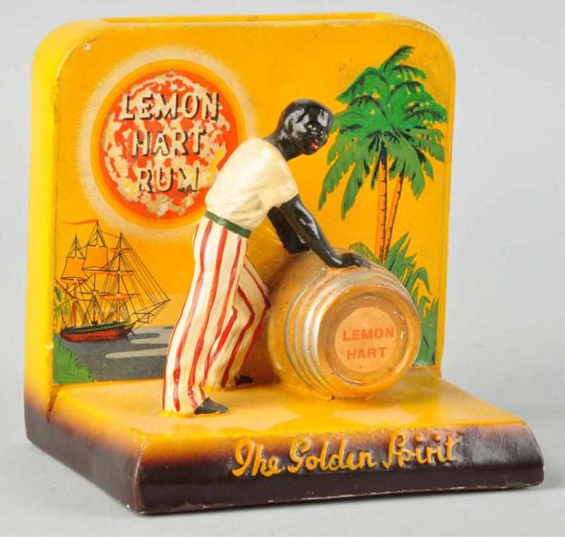 Appraisal: Lot of Rum Back Bar Advertising Figures Includes Lemon Hart