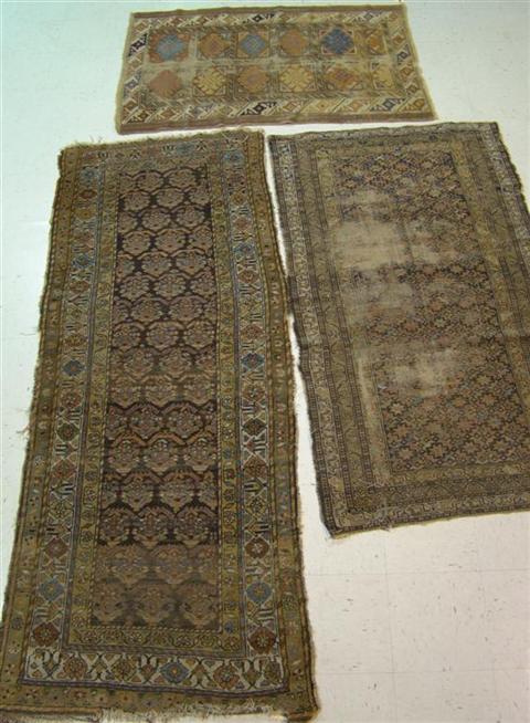 Appraisal: GROUP OF THREE LARGER ORIENTAL RUGS Sizes include-- x INCHES