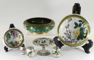 Appraisal: Chinese Cloisonne Enamel Bowl Articles CHINA TH CENTURY A collection