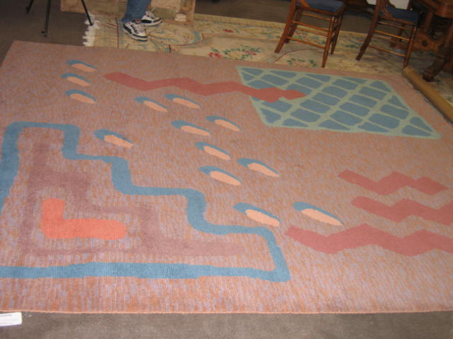 Appraisal: ROBERT PAYNE NEWTON DESIGN ROOM RUG Custom designed handwoven Moroccan