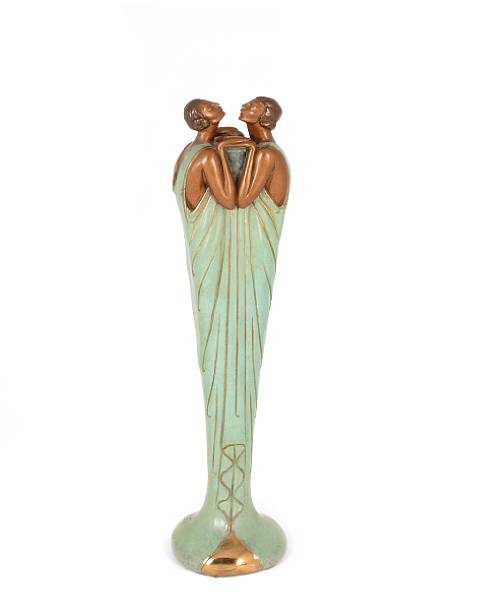 Appraisal: Ert Romain de Tirtoff Russian - Flora I Vase Polychrome