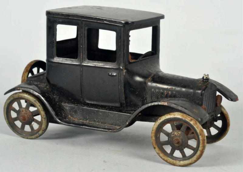 Appraisal: Tin Litho Bing Coupe Auto Wind-Up Toy German Working Original