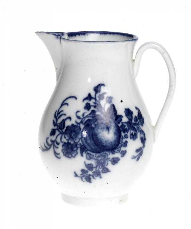 Appraisal: A CAUGHLEY SPARROW BEAK CREAM JUG transfer printed in underglaze