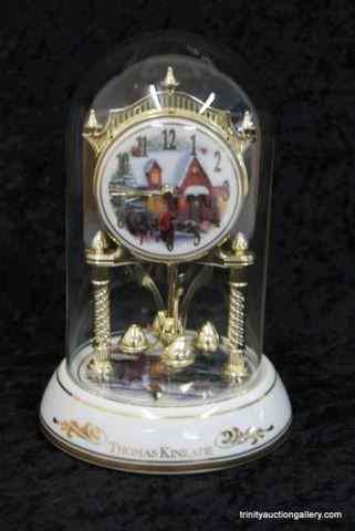 Appraisal: Thomas Kinkade Electric Anniversary Chime ClockIs a very nice clock