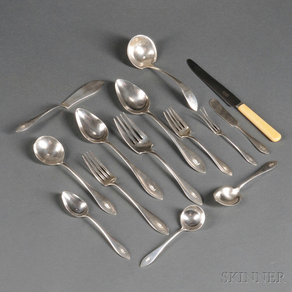 Appraisal: Towle Lafayette Pattern Sterling Silver Flatware Service Newburyport Massachusetts th