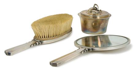 Appraisal: Georg Jensen Sterling Silver Lady's Dresser Set Estimate -