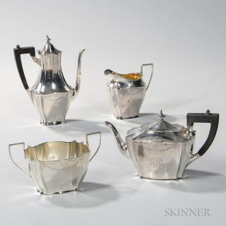 Appraisal: Four-piece Gorham Sterling Silver Tea and Coffee Service Providence -