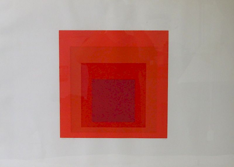 Appraisal: Josef Albers Print Josef Albers Print Total Measures inches high