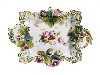 Appraisal: A COALPORT 'COALBROOKDALE' FLORAL ENCRUSTED TRAY painted to the centre