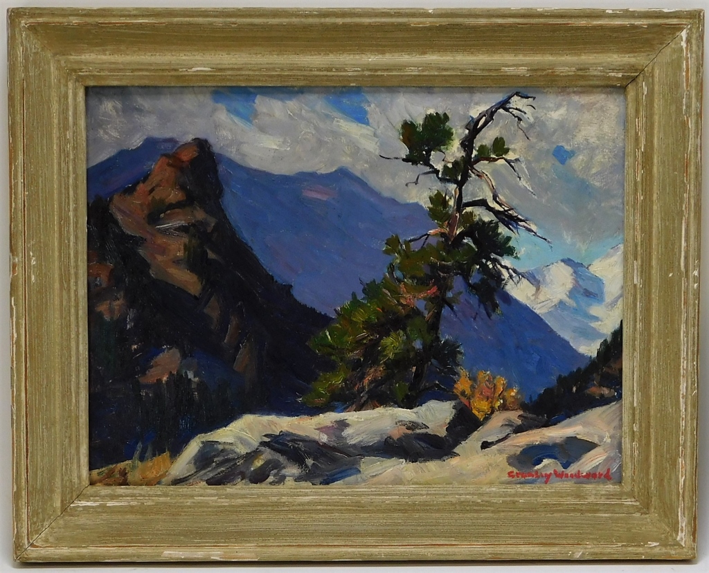 Appraisal: STANLEY WOODWARD PLEIN AIR NEW HAMPSHIRE PAINTING Massachusetts - Plein