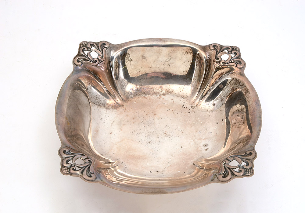 Appraisal: INTERNATIONAL ROYAL DANISH STERLING VEGETABLE BOWL Vegetable with reticulated corners