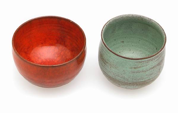 Appraisal: Laura Andreson American - two small bowls mid th century