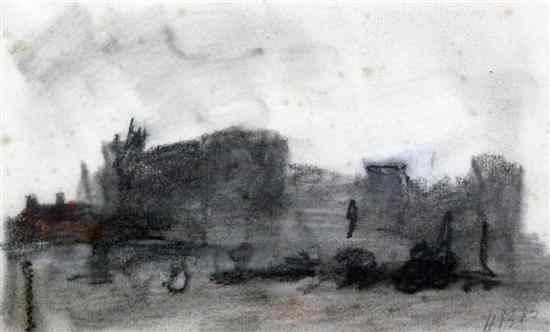 Appraisal: Hercules Brabazon Brabazon - two pastels Herstmonceux Castle and The