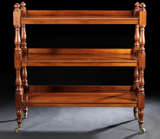 Appraisal: William IV Mahogany Tiered Server second quarter th century the