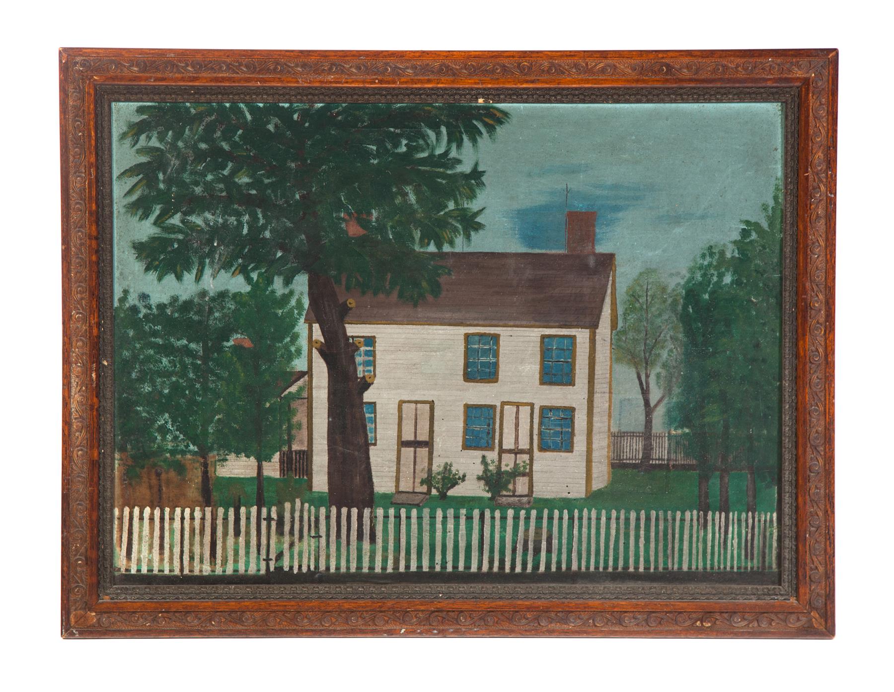 Appraisal: HOMESTEAD AMERICAN SCHOOL EARLY OTH CENTURY Oil on canvas unsigned