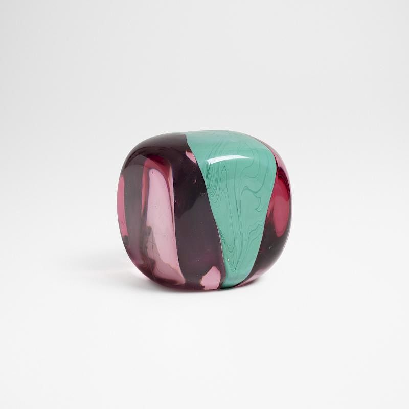 Appraisal: Ludovico Diaz de Santillana paperweight for Pierre Cardin Ludovico Diaz