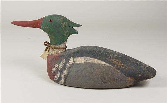 Appraisal: Wayne Waterfield Decoy Merganzer duck Stamped CWW high