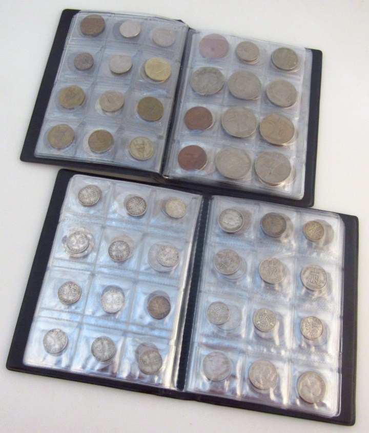 Appraisal: Various GB and world used coins a small quantity of