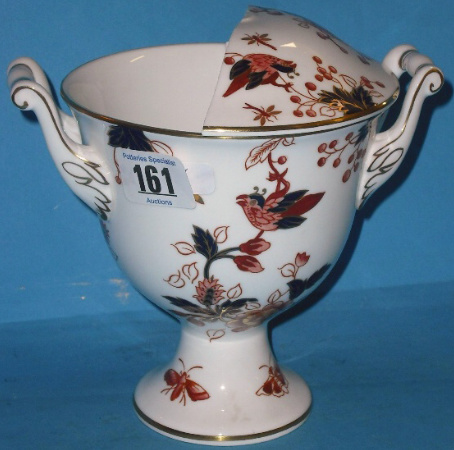 Appraisal: Coalport two Handled Vase Cover Decorated in The Hong Kong