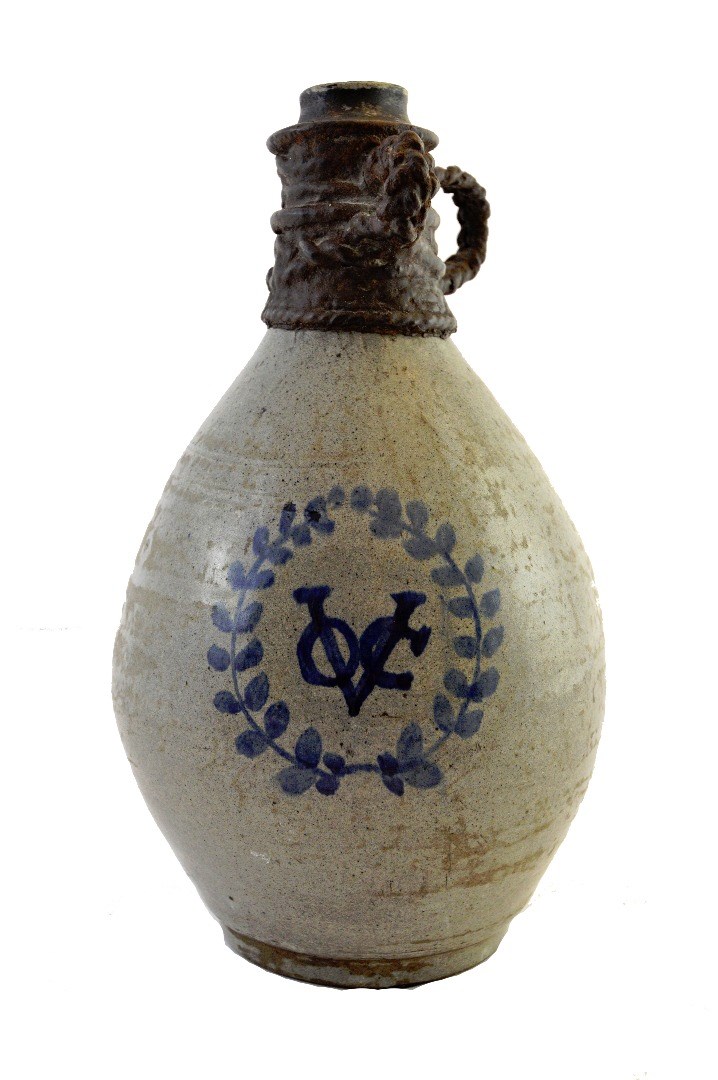 Appraisal: A Dutch East Indian Company stoneware flagon possibly Japanese late