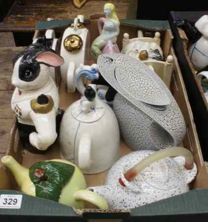 Appraisal: A collection of Tea Pots from Various Manufacturers Some Unmarked