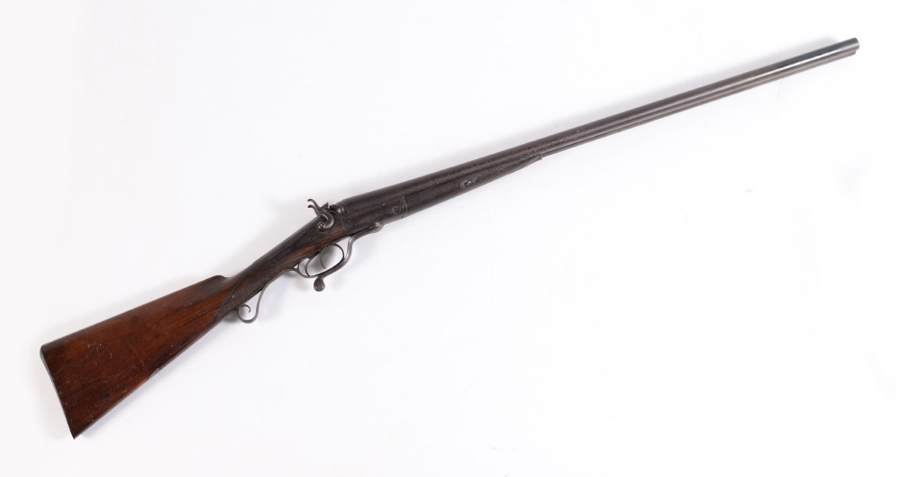 Appraisal: MCLEOD SCOTTISH DOUBLE BARREL SPORTING GUN Late th century gauge