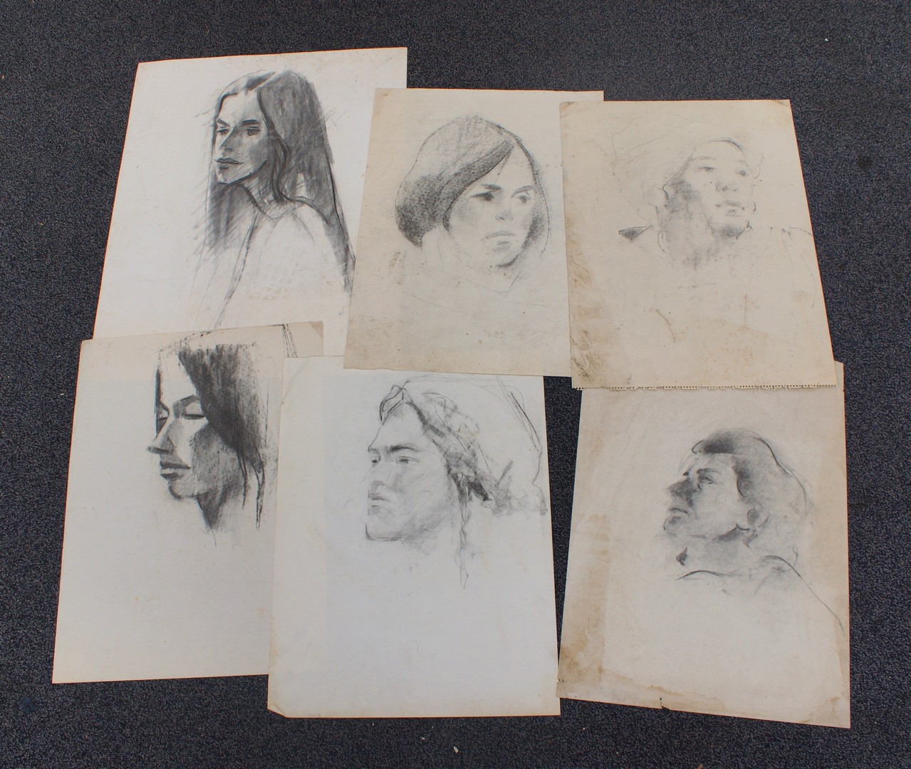 Appraisal: Tom Bostelle American PA - Portfolio of Sketches of Women