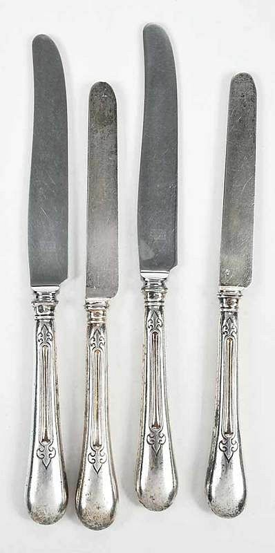 Appraisal: Eleven French Silver Knives French late th early th century