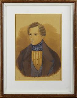 Appraisal: Watercolor Josef Kriehuber Josef Kriehuber Austrian - Portrait of a