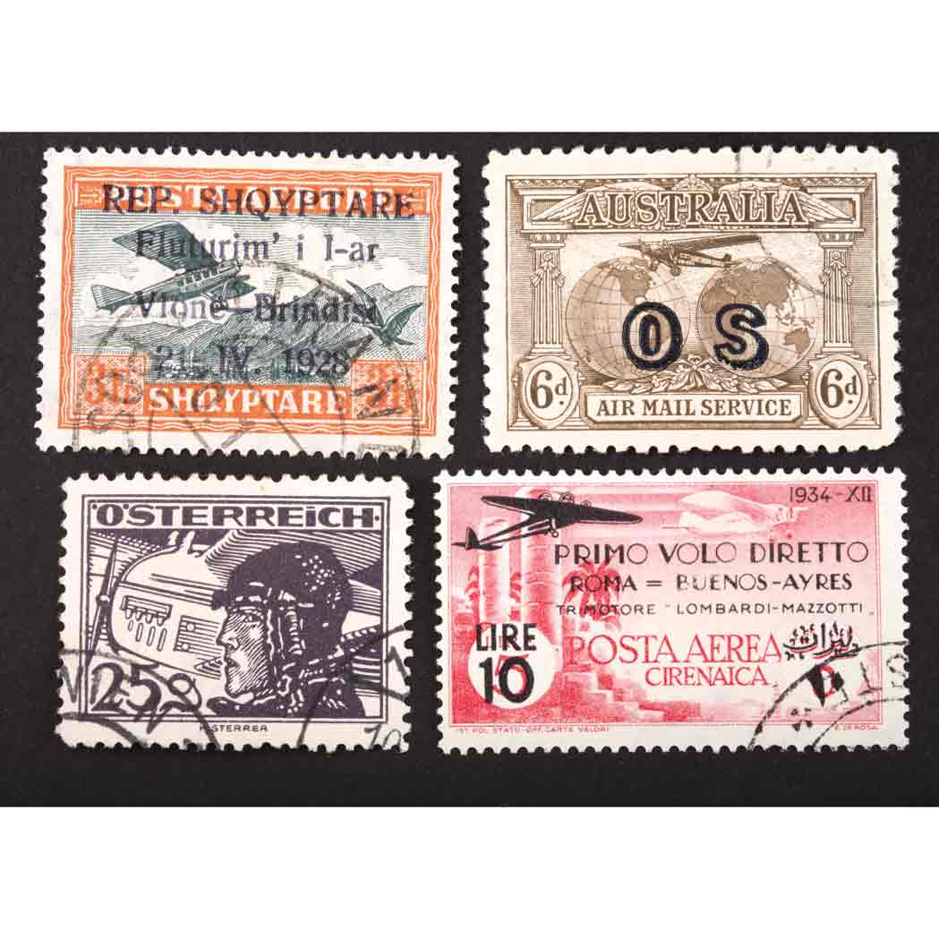 Appraisal: Air Post Stamps of the World Useful collection in one