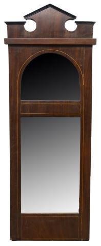 Appraisal: Empire style mirror th c in a mahogany finish architectural